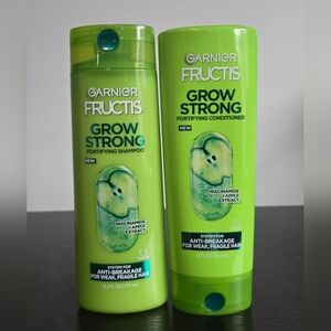 Garnier Fructis Grow Strong Shampoo & Conditioner Set, Brand New
